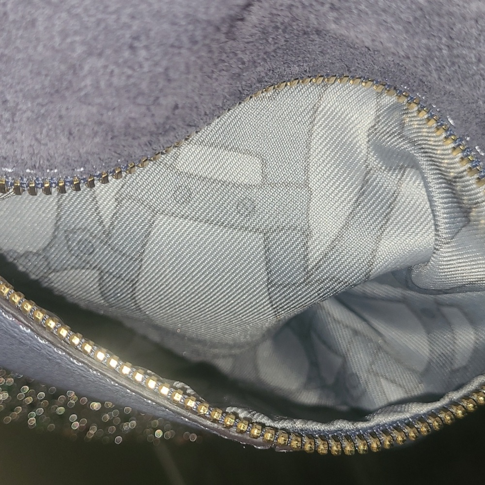 Aimee Kestenberg  blue leather and suede hobo bag EUC - Picture 15 of 16